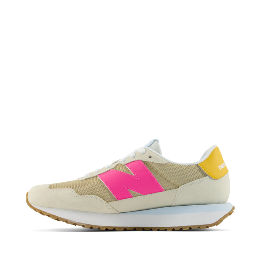 Side (left) view of New Balance 237 Sneaker for women.