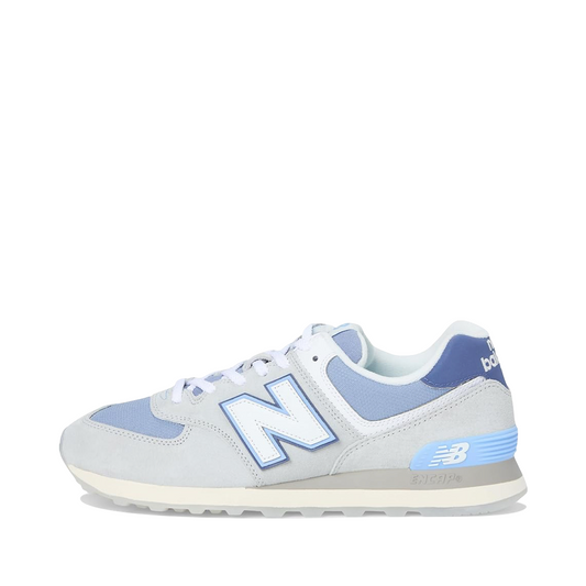 Side (left) view of New Balance 574 Sneaker for women. 