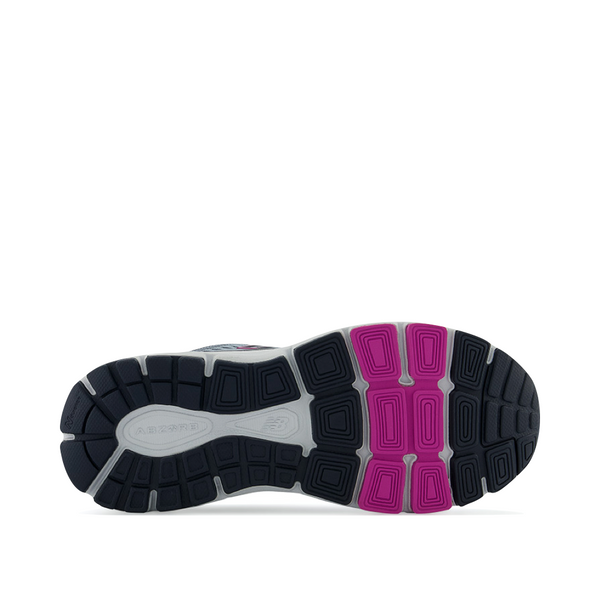 New Balance Women's 840v5 Sneaker in Cyclone with Eclipse and Magenta