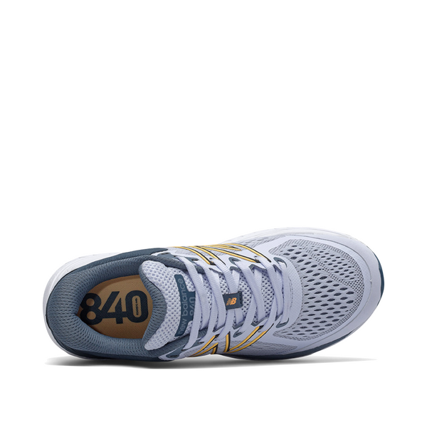 New Balance Women's 840v5 Sneaker in Silent Grey with Light Mango