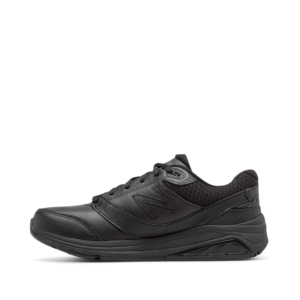 Side (left) view of New Balance 928v3 Leather Sneaker for women.