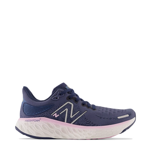New Balance Women's Fresh Foam X 1080v12 Sneaker in Vintage Indigo with Lilac Cloud and Silver Metallic