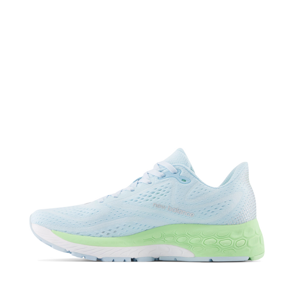 New Balance Women's Fresh Foam X 880v13 Sneaker in Blue with Green Aura