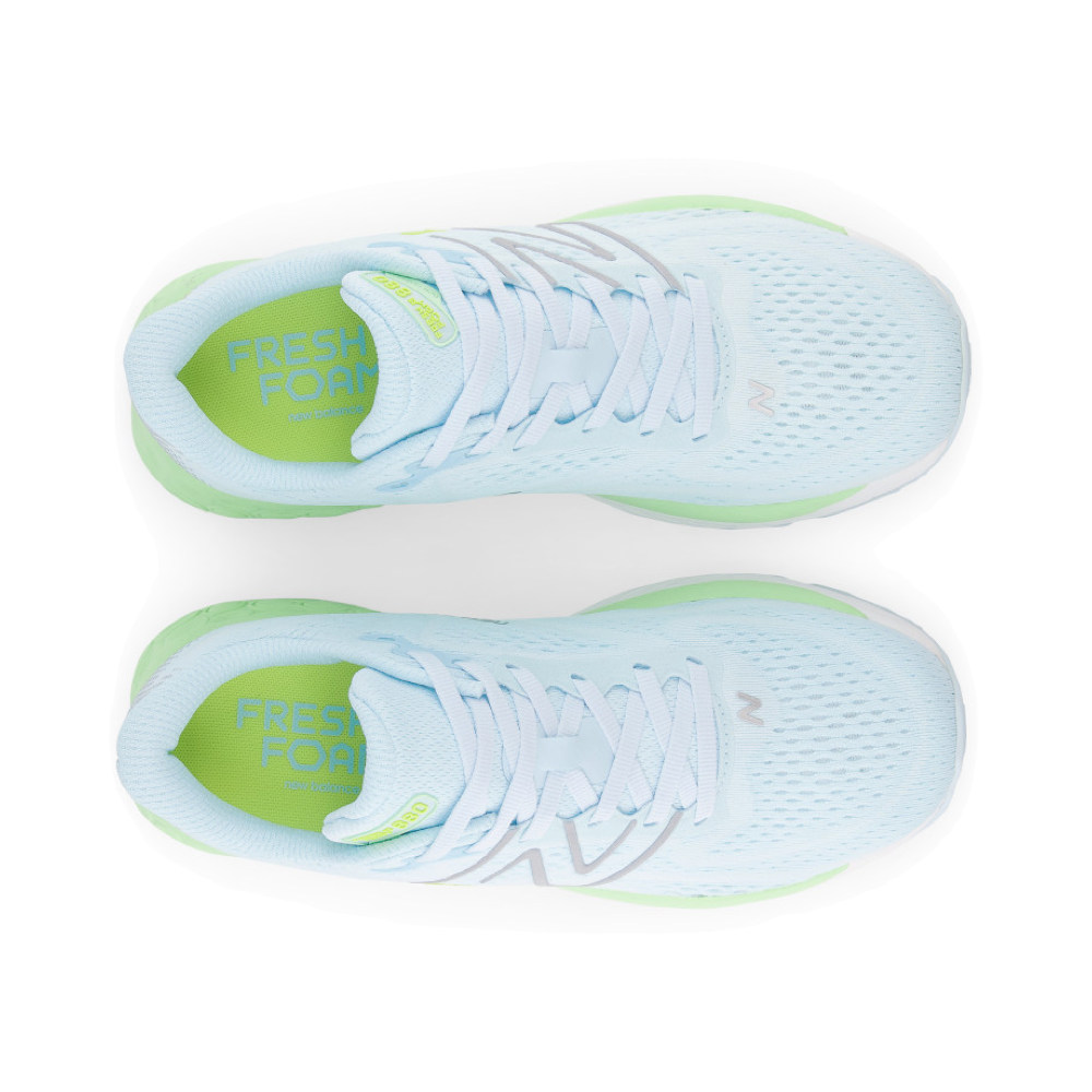New Balance Women's Fresh Foam X 880v13 Sneaker (Blue with Green Aura)