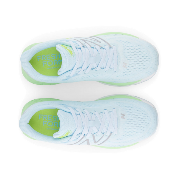 New Balance Women's Fresh Foam X 880v13 Sneaker in Blue with Green Aura
