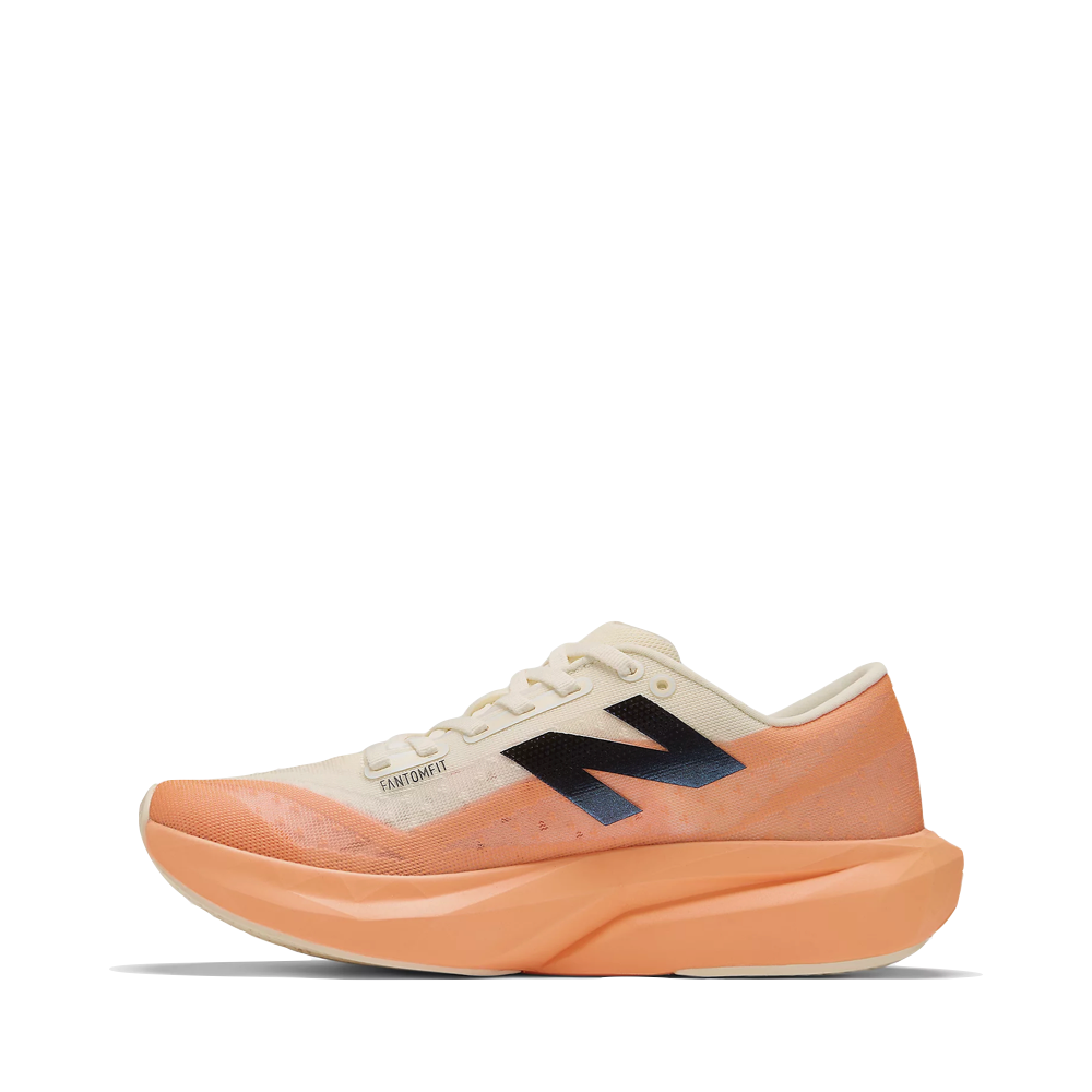 Side (left) view of New Balance Fuelcell Rebel v4 Sneaker for women.