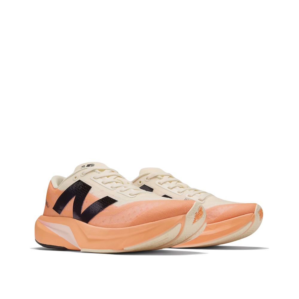 Mudguard and Toe view of New Balance Fuelcell Rebel v4 Sneaker for women.
