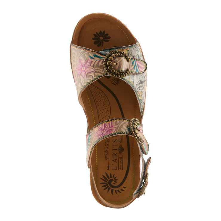Spring Step Women's Offtrak Sandal in Grey Multi