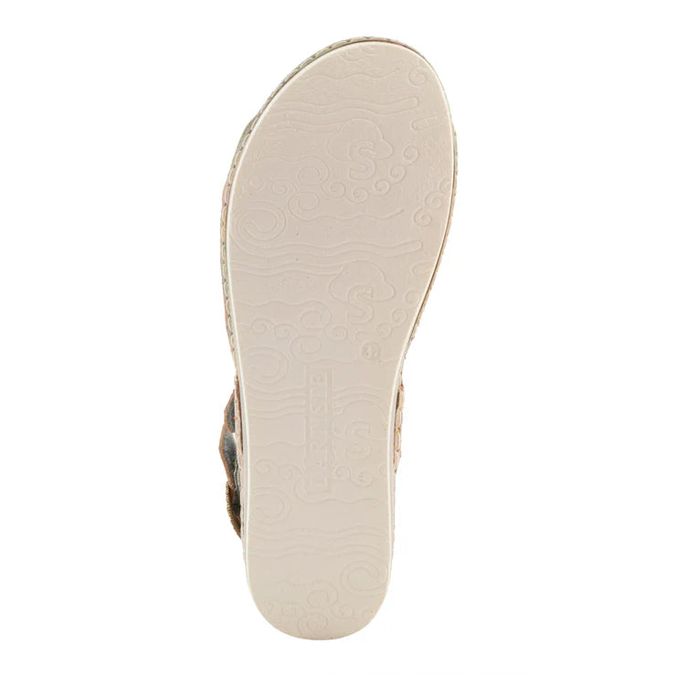Spring Step Women's Offtrak Sandal in Grey Multi