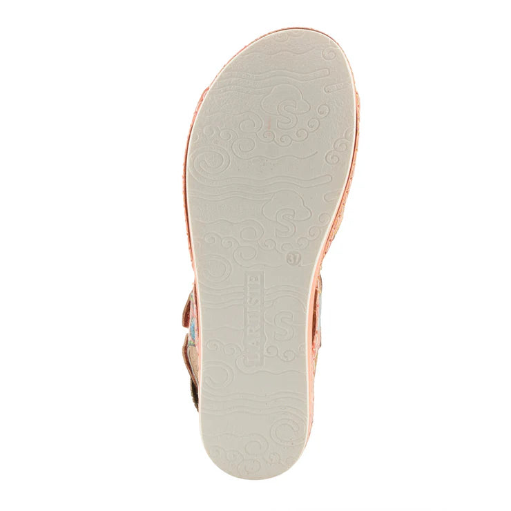 Spring Step Women's Offtrak Sandal in Orange Multi