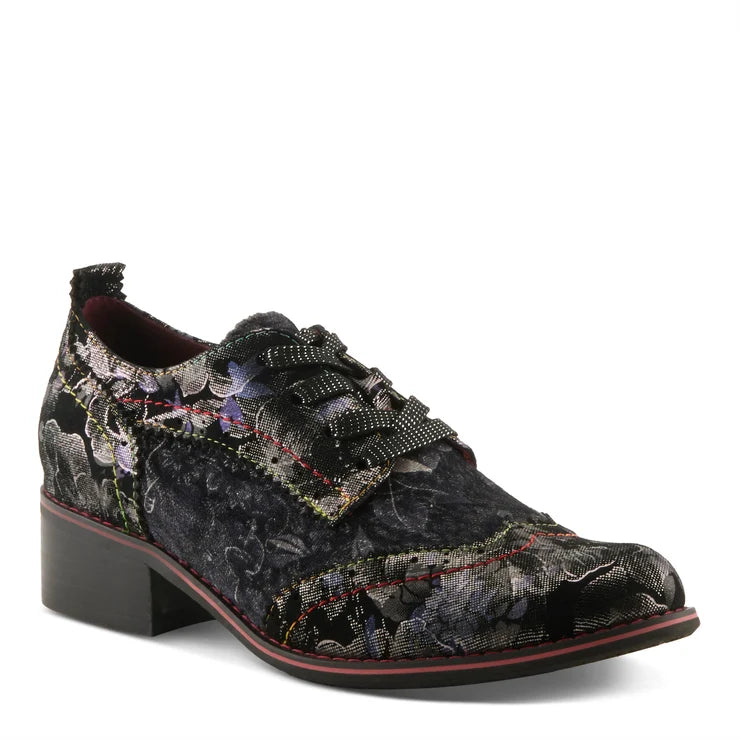 Spring Step Women's Oneofakind Heeled Lace in Pewter Multi