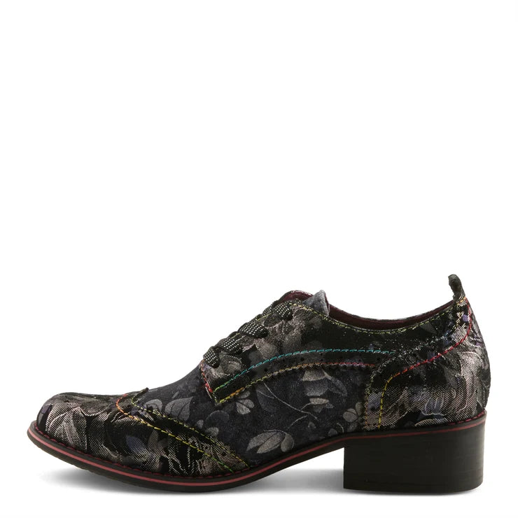 Spring Step Women's Oneofakind Heeled Lace in Pewter Multi