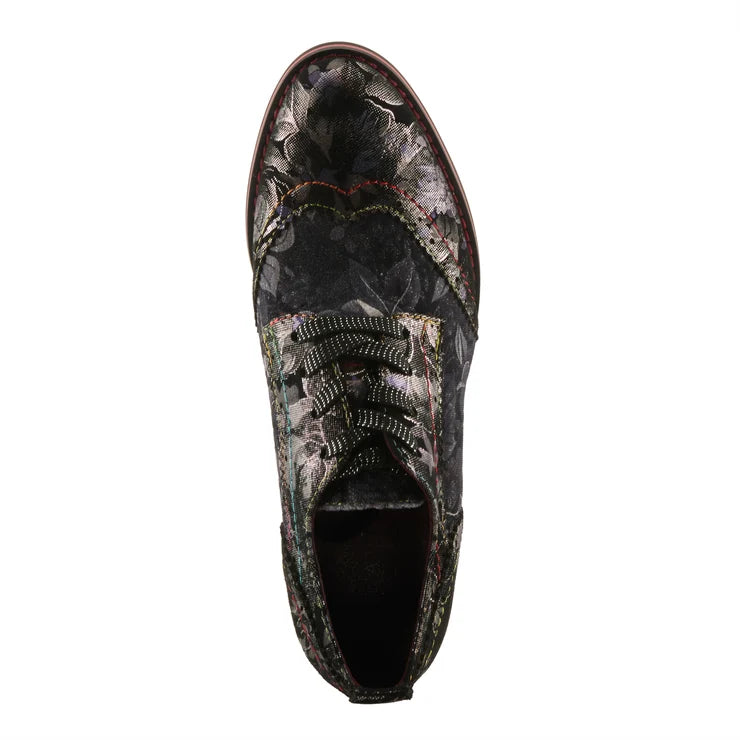 Spring Step Women's Oneofakind Heeled Lace in Pewter Multi
