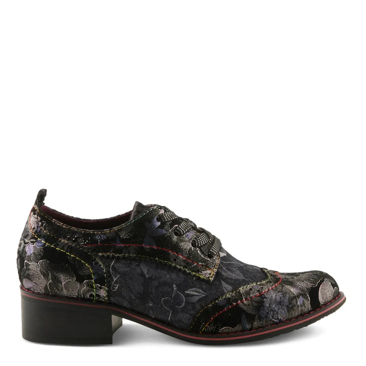 Spring Step Women's Oneofakind Heeled Lace in Pewter Multi