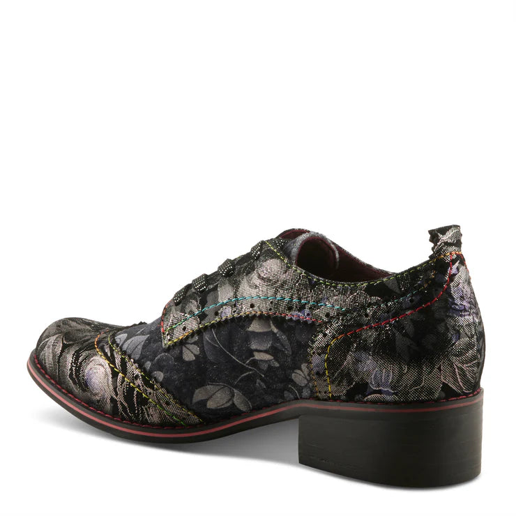 Spring Step Women's Oneofakind Heeled Lace in Pewter Multi