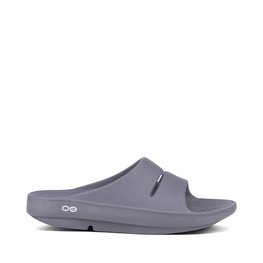 OOfos OOahh Slide Sandal in Slate