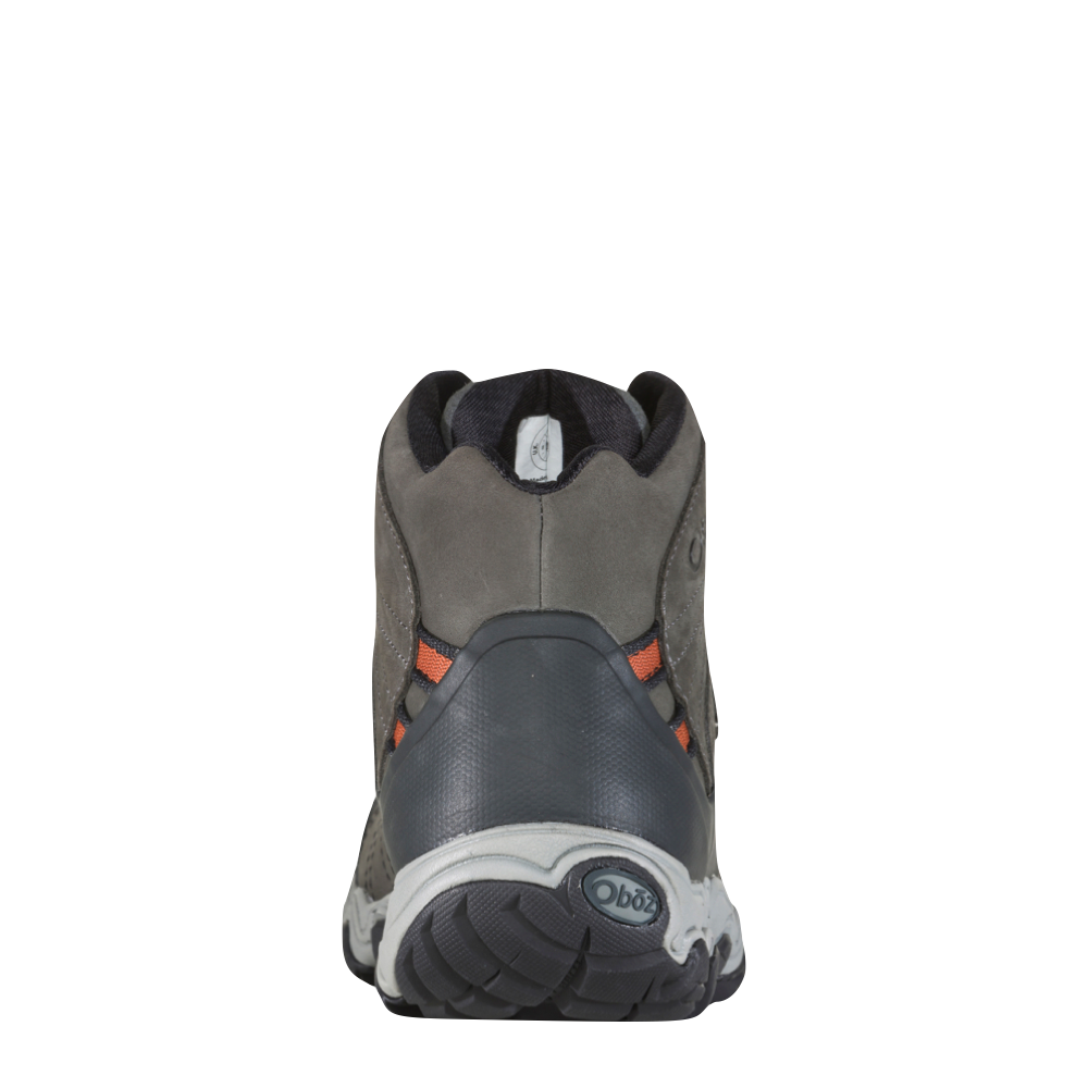 Oboz Men's Bridger Mid Waterproof Hiking Boot in Raven â V&A Bootery INC