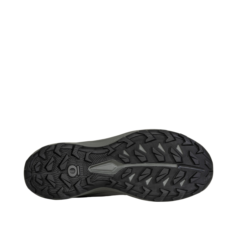 Bottom view of Oboz Katabatic LT Low GTX Waterproof Hiker for men.