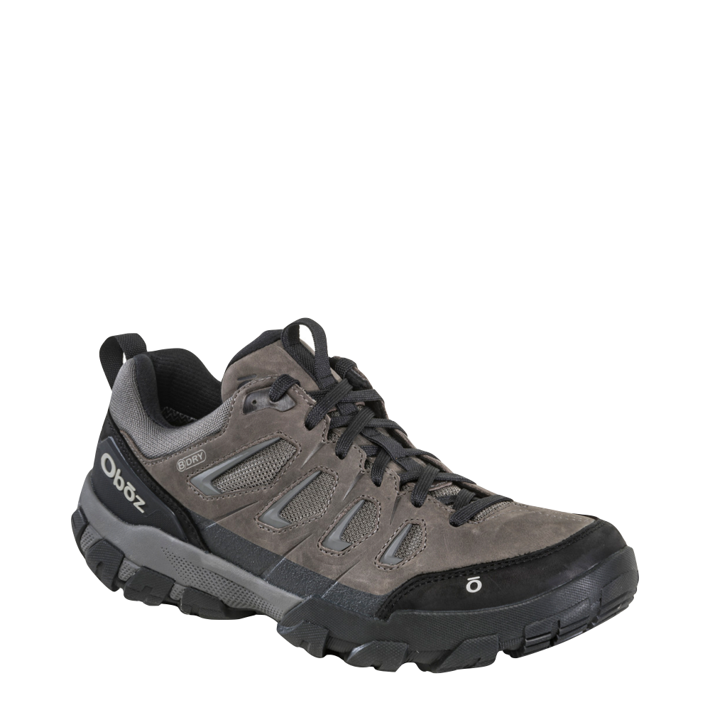 Oboz Men's Sawtooth X Low Waterproof Hiker in Charcoal