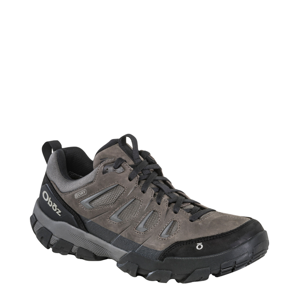 Oboz Men's Sawtooth X Low Waterproof Hiker in Charcoal