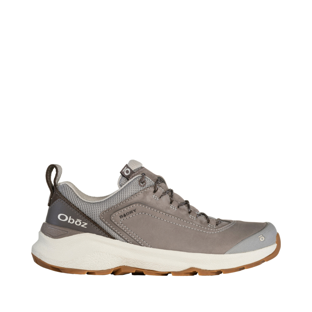 Side (right) view of Oboz Cottonwood Low Waterproof Hiking Sneaker for women.