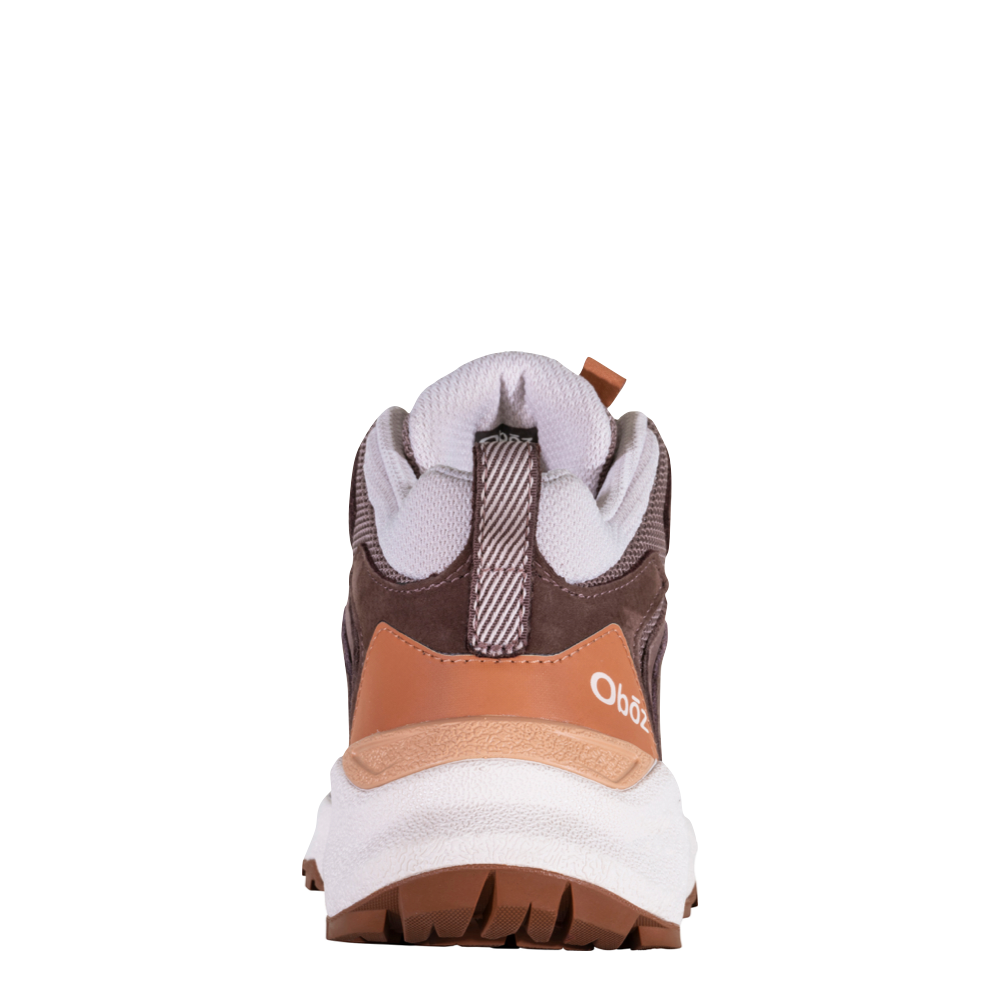 Back view of Oboz Cottonwood Mid Waterproof Hiking Boots for women.