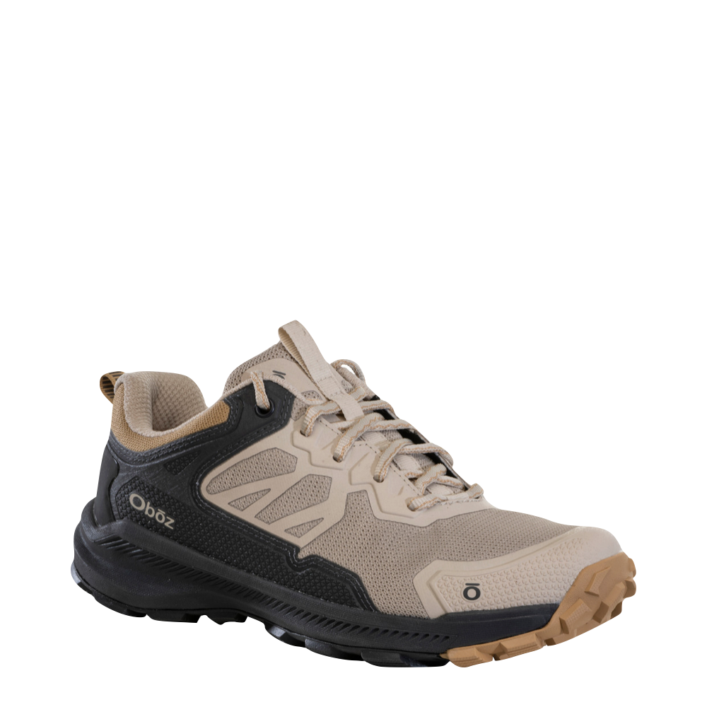 Mudguard and Toe view of Oboz Katabatic Low Hiker for women.