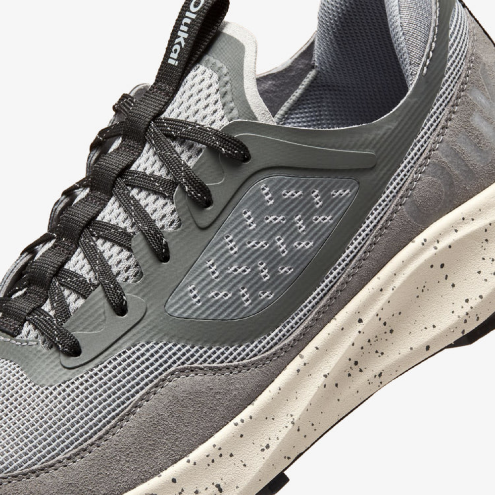 Detail view of OluKai Makiki Sneaker for men.