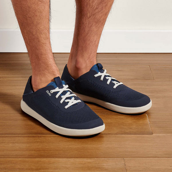 OluKai Men's Moku Pae Sneaker in Trench Blue