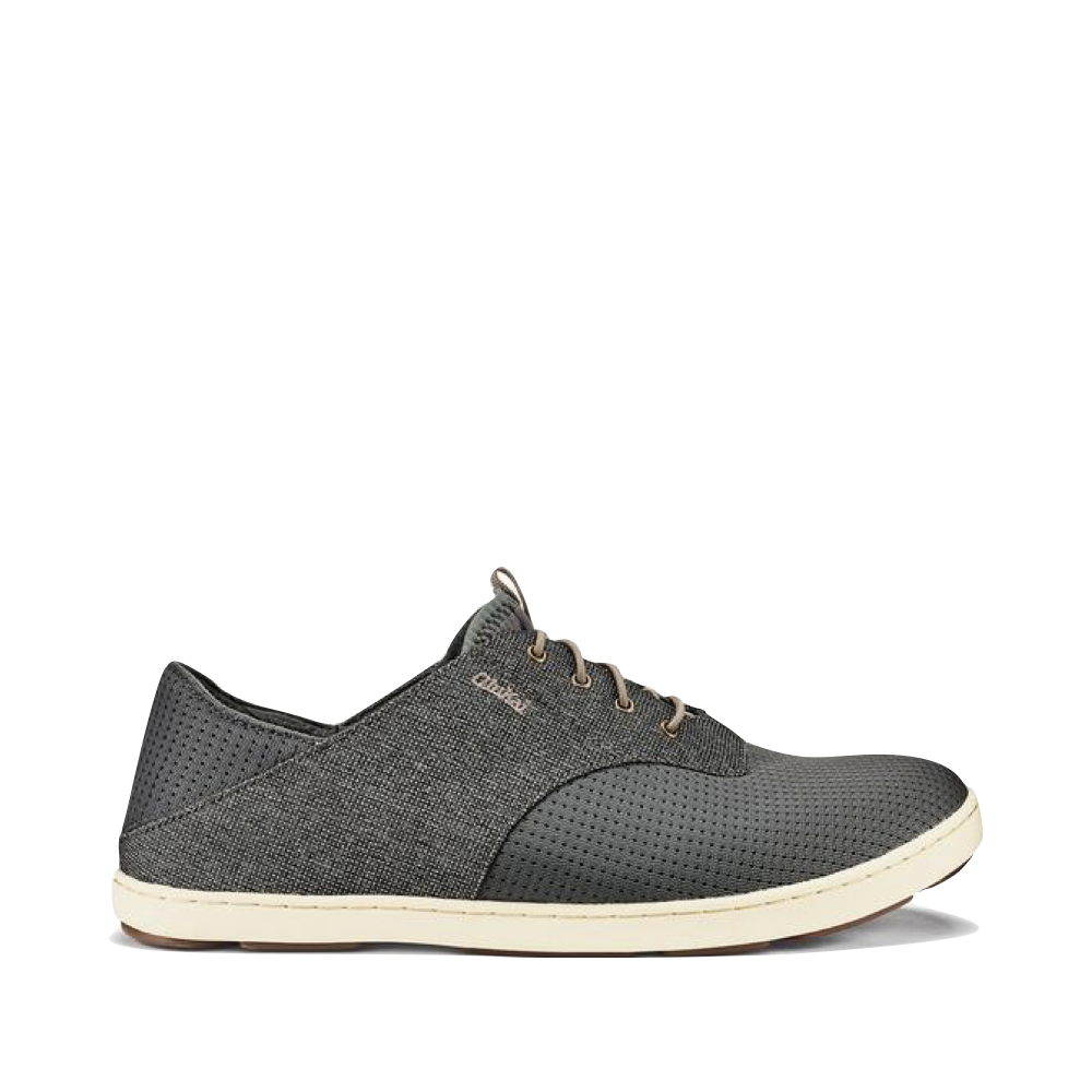 Side (right) view of OluKai Nohea Moku Mesh Slip On for men.