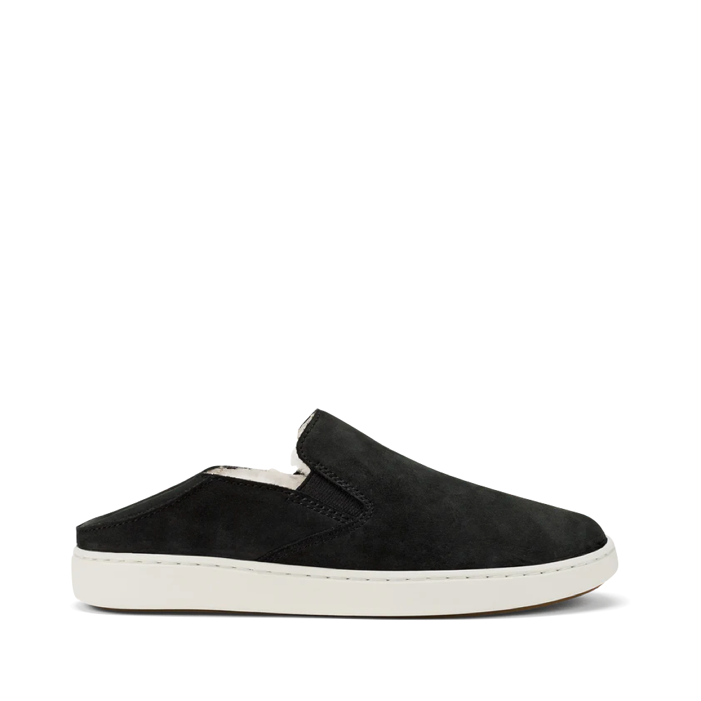 Side (right) view of OluKai Pehuea Cozy Sneaker for women.