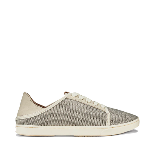 Side (right) view of OluKai Pehuea Li Mesh Lace Sneaker for women.