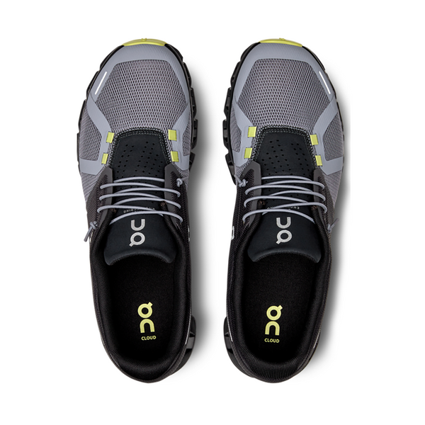 On Men's Cloud 5 Sneaker in Magnet/Fossil