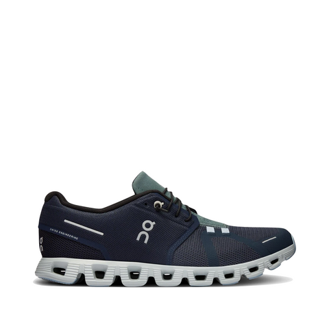 On Men's Cloud 5 Sneaker in Midnight/Navy