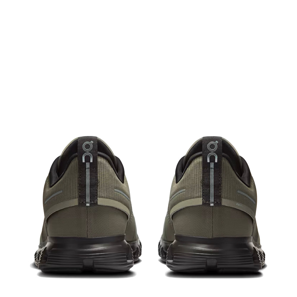 Back view of On Cloud 6 Waterproof Sneaker for men.