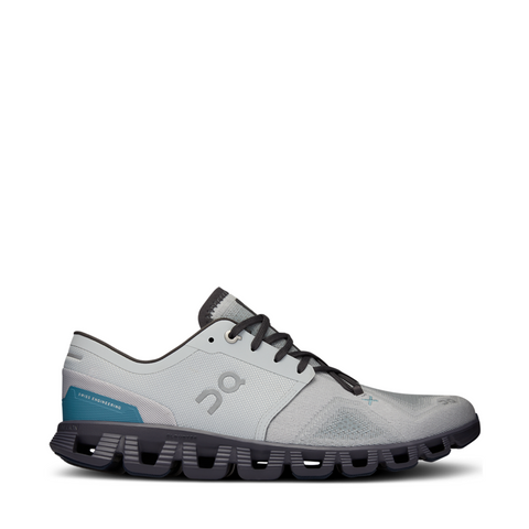 On Men's Cloud X3 Training Sneaker in Glacier/Iron