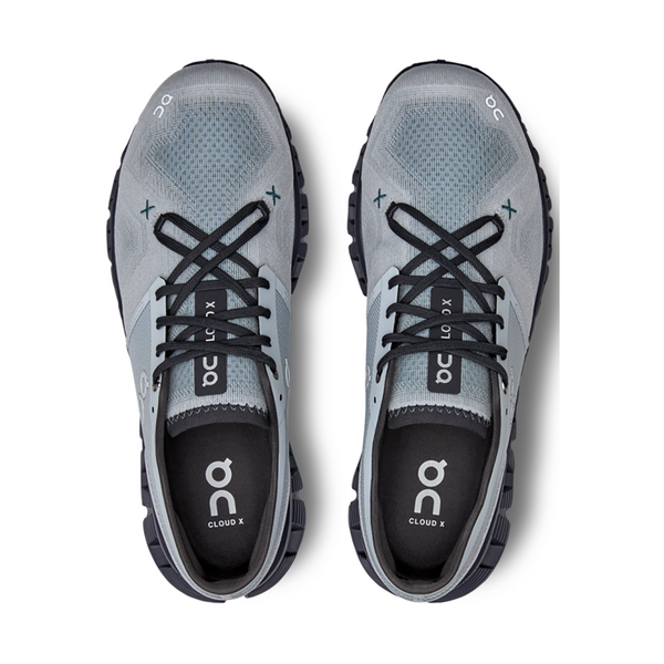 On Men's Cloud X3 Training Sneaker in Glacier/Iron
