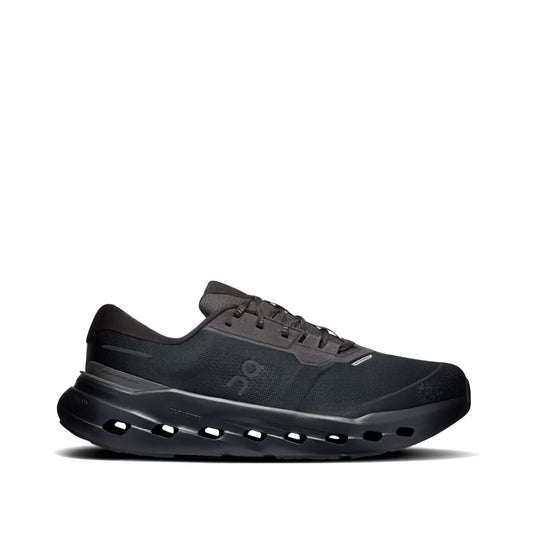 Side (right) view of On Cloudrunner 3 Waterproof Sneaker for men.