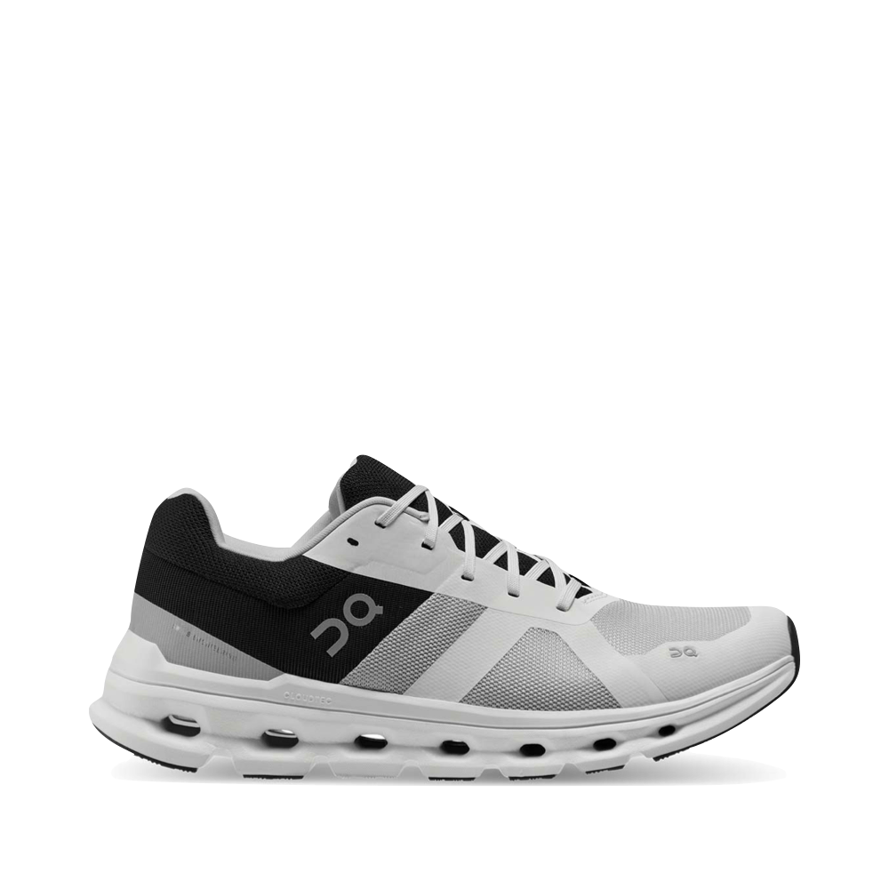 On Men's Cloudrunner Sneaker in Glacier/Black