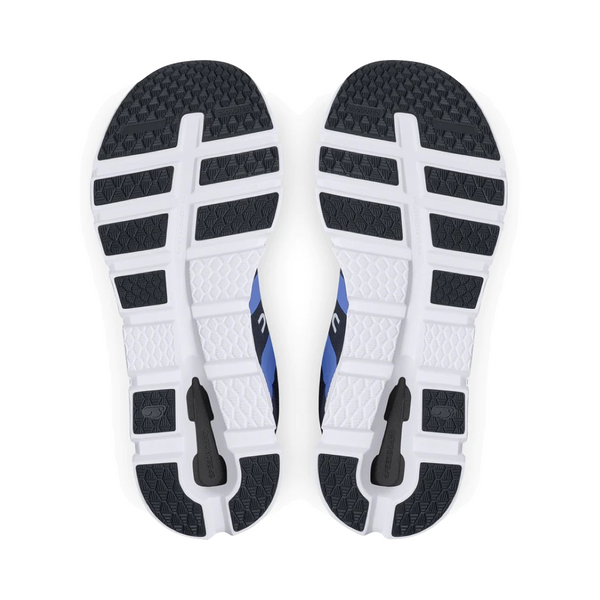 On Men's Cloudrunner Sneaker in Metal/Midnight