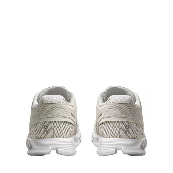 On Women's Cloud 5 Sneaker in Pearl/White