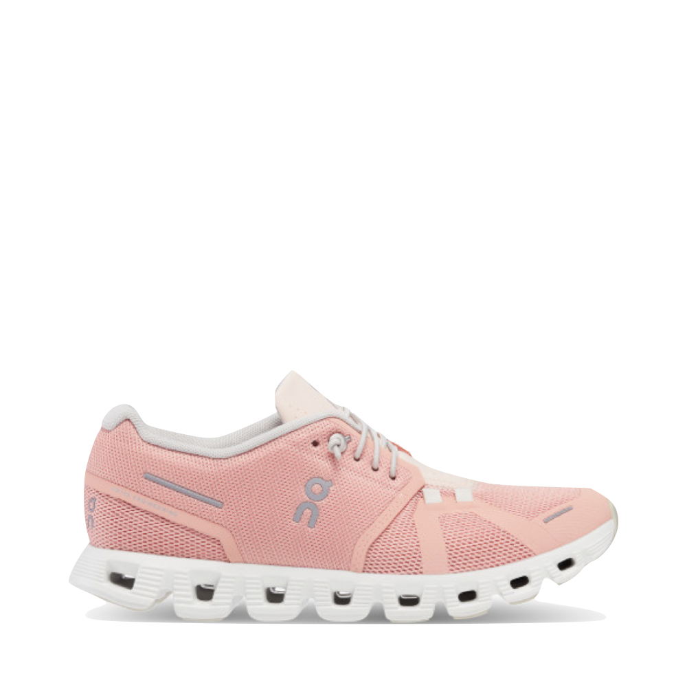 On Women's Cloud 5 Sneaker in Rose/Shell