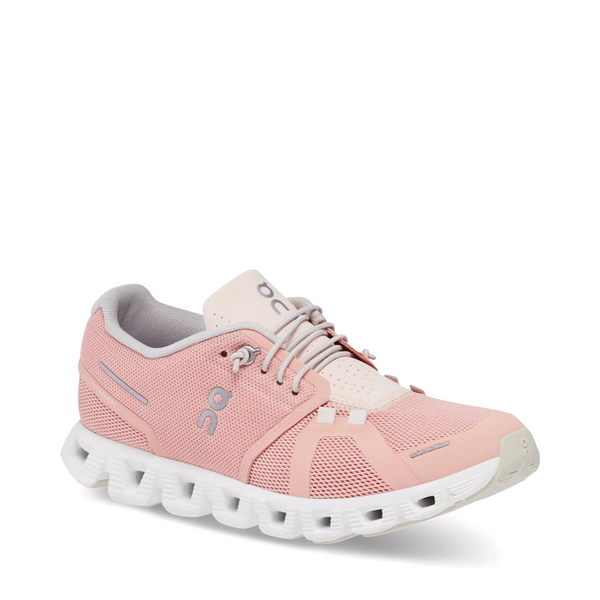 On Women's Cloud 5 Sneaker in Rose/Shell