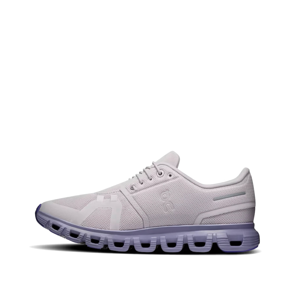Side (left) view of On Cloud 6 Sneaker for women.
