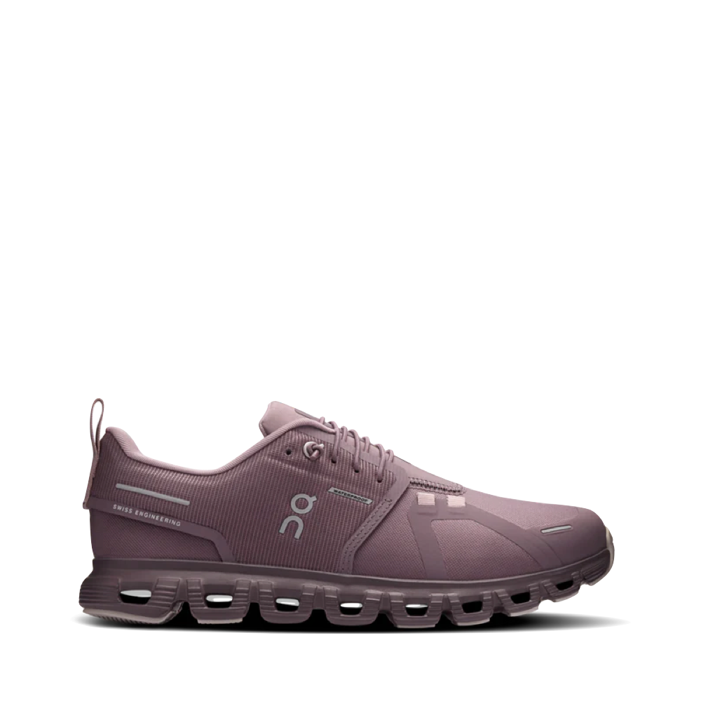 Side (right) view of On Cloud 6 Waterproof Sneaker for women.