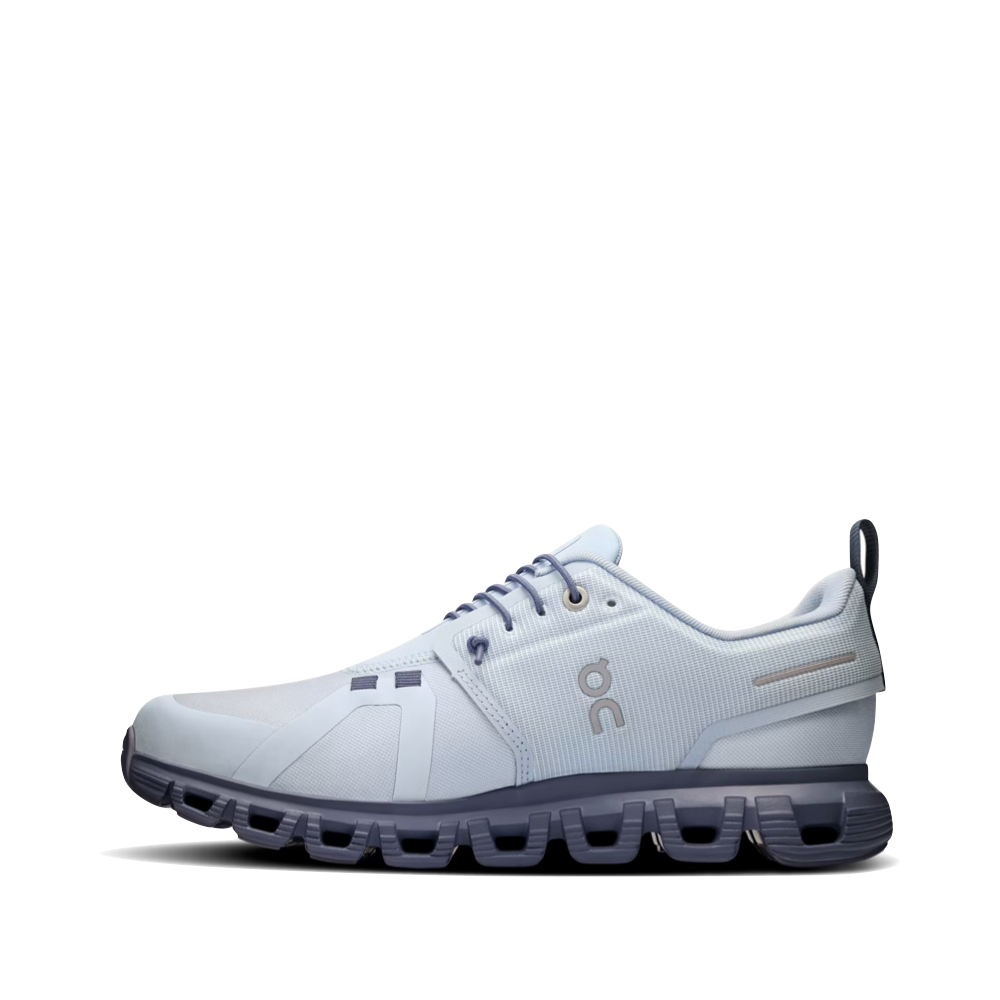 Side (left) view of On Cloud 6 Waterproof Sneaker for women.