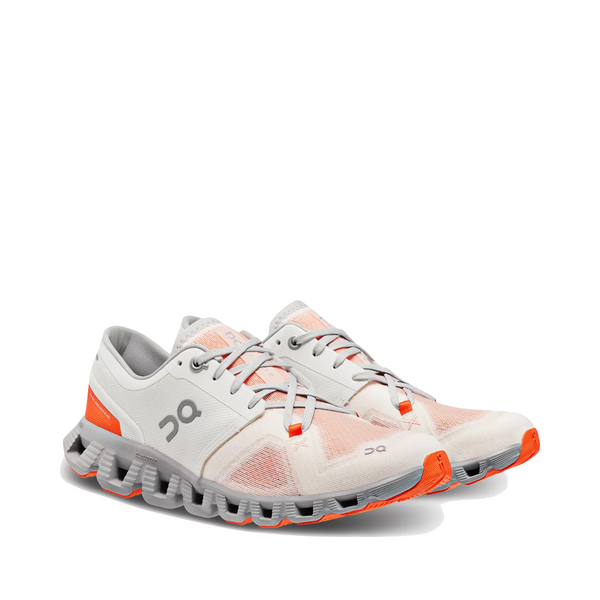 On Women's Cloud X3 Training Sneaker in Ivory/Alloy