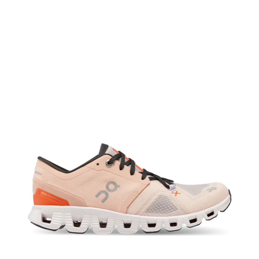 On Women's Cloud X3 Training Sneaker in Rose/Sand