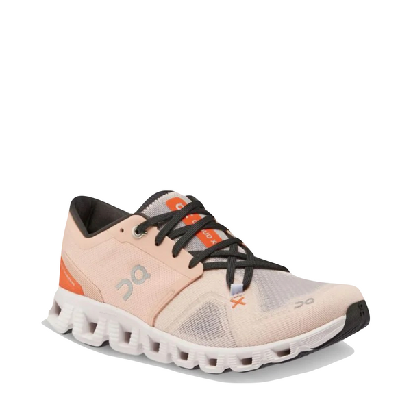 On Women's Cloud X3 Training Sneaker in Rose/Sand