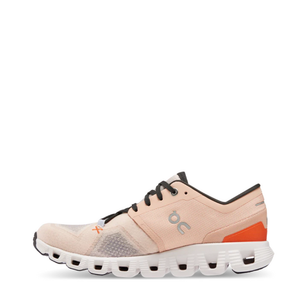 On Women's Cloud X3 Training Sneaker in Rose/Sand